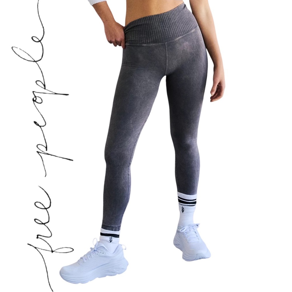 NEW Free People High-Rise 7/8 Length Good Karma Leggings, M/LG